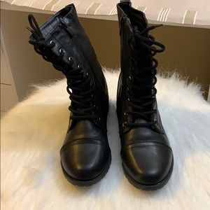 Black Combat Boots